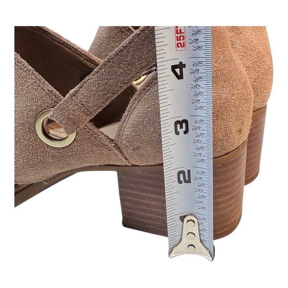 Koolaburra by UGG Kaia Open Toe Suede Leather Pumps Women’s Size 7.5 - Picture 3 of 10